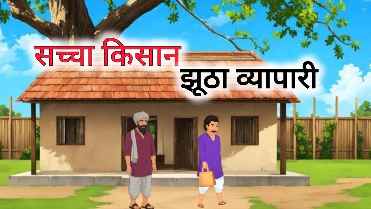 सच्चा किसान झूठा व्यापारी। Hindi Kahani। Hindi Kahaniyan। Hindi Moral Stories। Hindi Story।