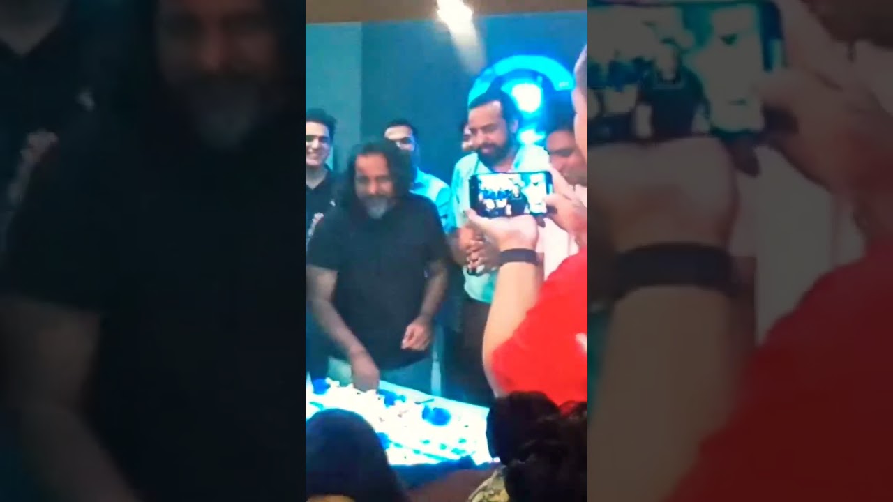 Imran Ali Dina cake cutting  on 2M subscribers completion #shorts #gfxmentor