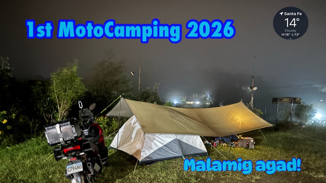 Kamping Serye S3 E1 | Very Cold ang unang motocamping ng 2026 