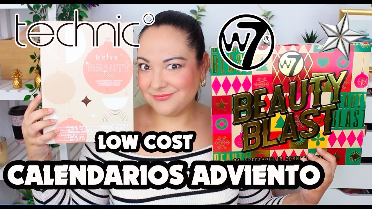 ABRIENDO CALENDARIOS DE ADVIENTO LOW COST... TECHNIC Y W7,  ¿ QUÉ HABÉIS HECHO?
