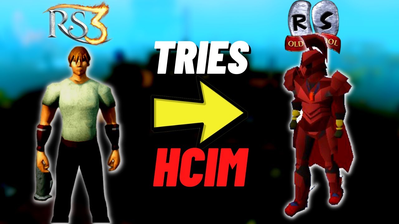 RS3 Player Tries Hardcore Ironman On Old School RuneScape...