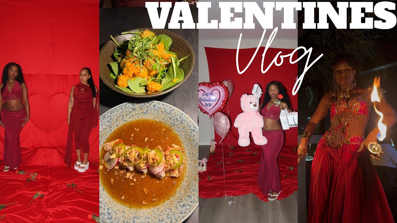 VALENTINES VLOG | Surprised With Streamer Phone + Dinner + Decorating + Encore Nightclub 