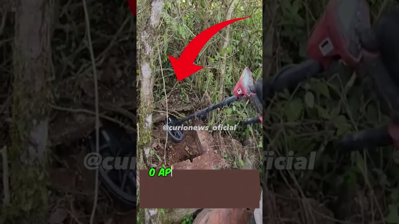 ACHEI BA&Uacute; ENTERRADO E TINHA ISSO....#shorts