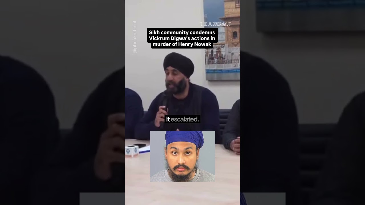 Sikh community condemns Vickrum Digwa&rsquo;s actions in murder of Henry Nowak