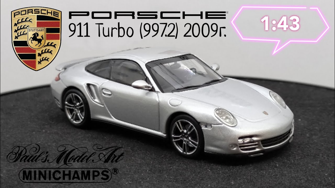 Минич в своем репертуаре | обзор модели Porsche 911 Turbo (997.2) 1:43 Minichamps