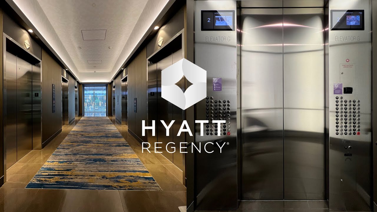 Crazy Fast KONE Traction Elevators - Hyatt Regency Downtown - Seattle, WA
