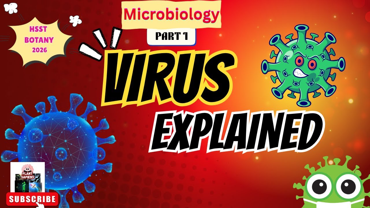 Viral Structure and Function: A Comprehensive Guide| HSST & SET Botany 