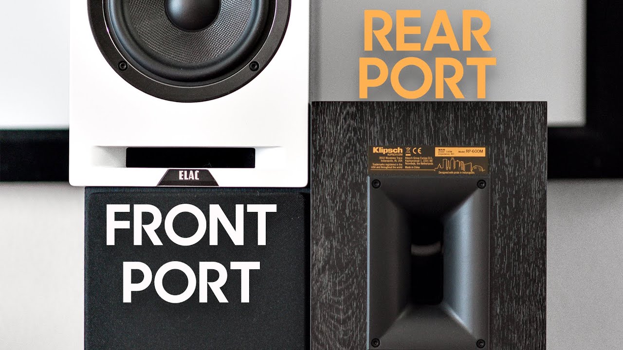 Rear Ported Speaker vs. Front Ported Speaker | What's the Difference?