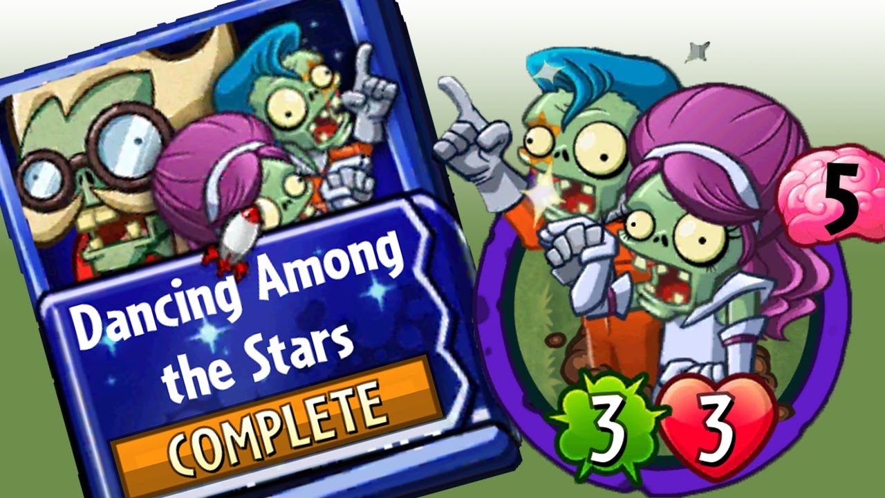 Plants vs Zombies Heroes Gameplay - Professor Brainstorm Strategy Deck - Dancing Among The Stars