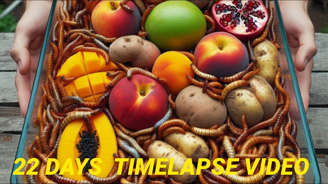 The Mealworms Challenge(Devouring the Unorthodox in Time Lapse)