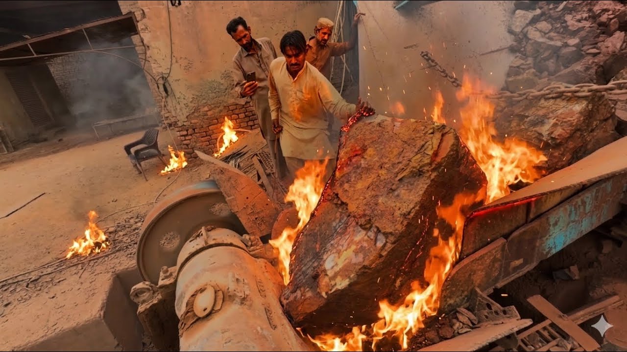 WORLD'S BIGGEST Rock Crusher DESTROYSGIANT Mountain Stone!#crushing #viralvideo 🥵