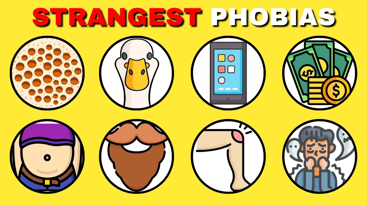 Every WEIRD phobia explained in 9 minutes.