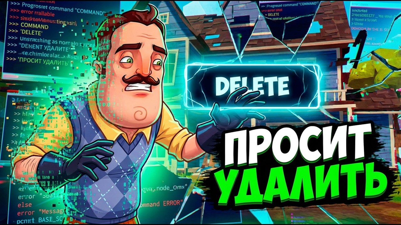 СОСЕД ПРОСИТ УДАЛИТЬ ЕГО | Hello Neighbor