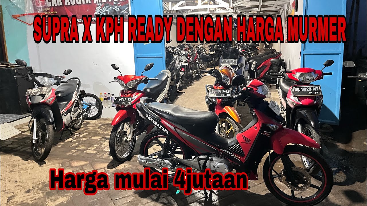 SEPEK PENGARITAN MEWAH HARGA MURMER!!  SUPRA X 125 MULAI 4JUTAAN✅