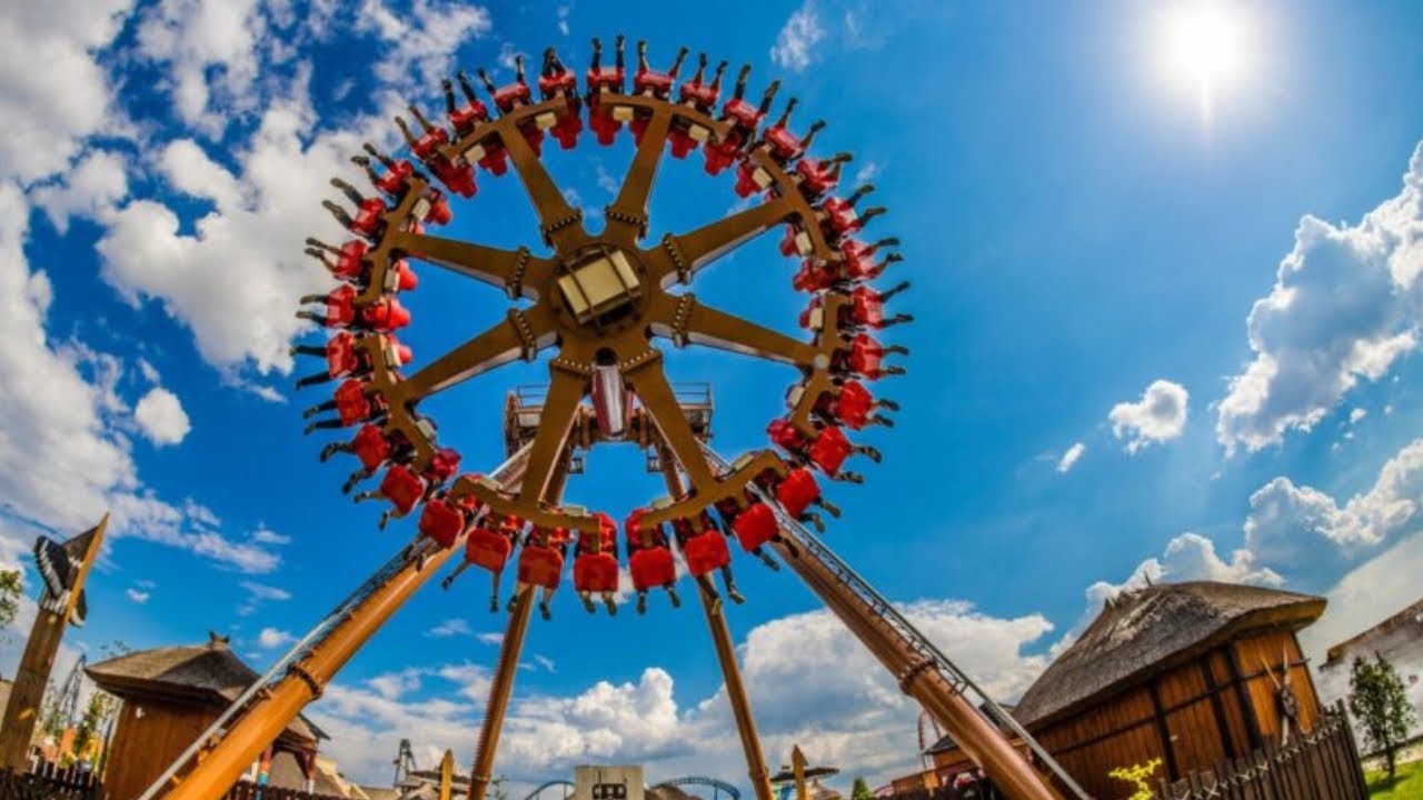 Aztec Swing – POV Experience | Giant Inverted Pendulum at Energylandia!