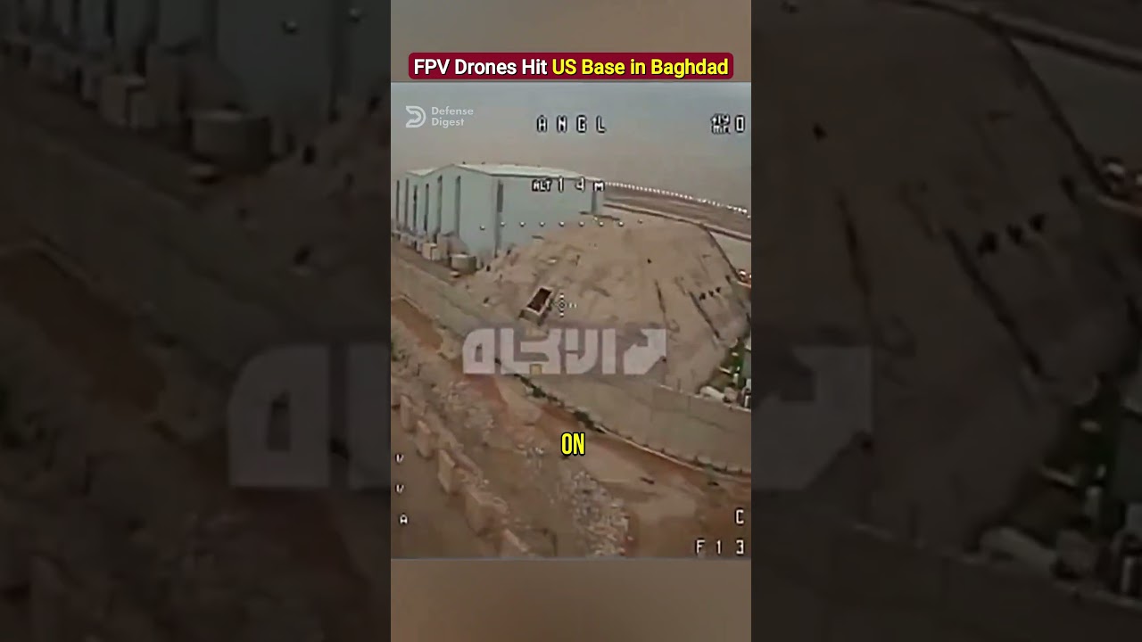 Поддерживаемые Ираном беспилотники FPV атаковали американскую базу в Багдаде!