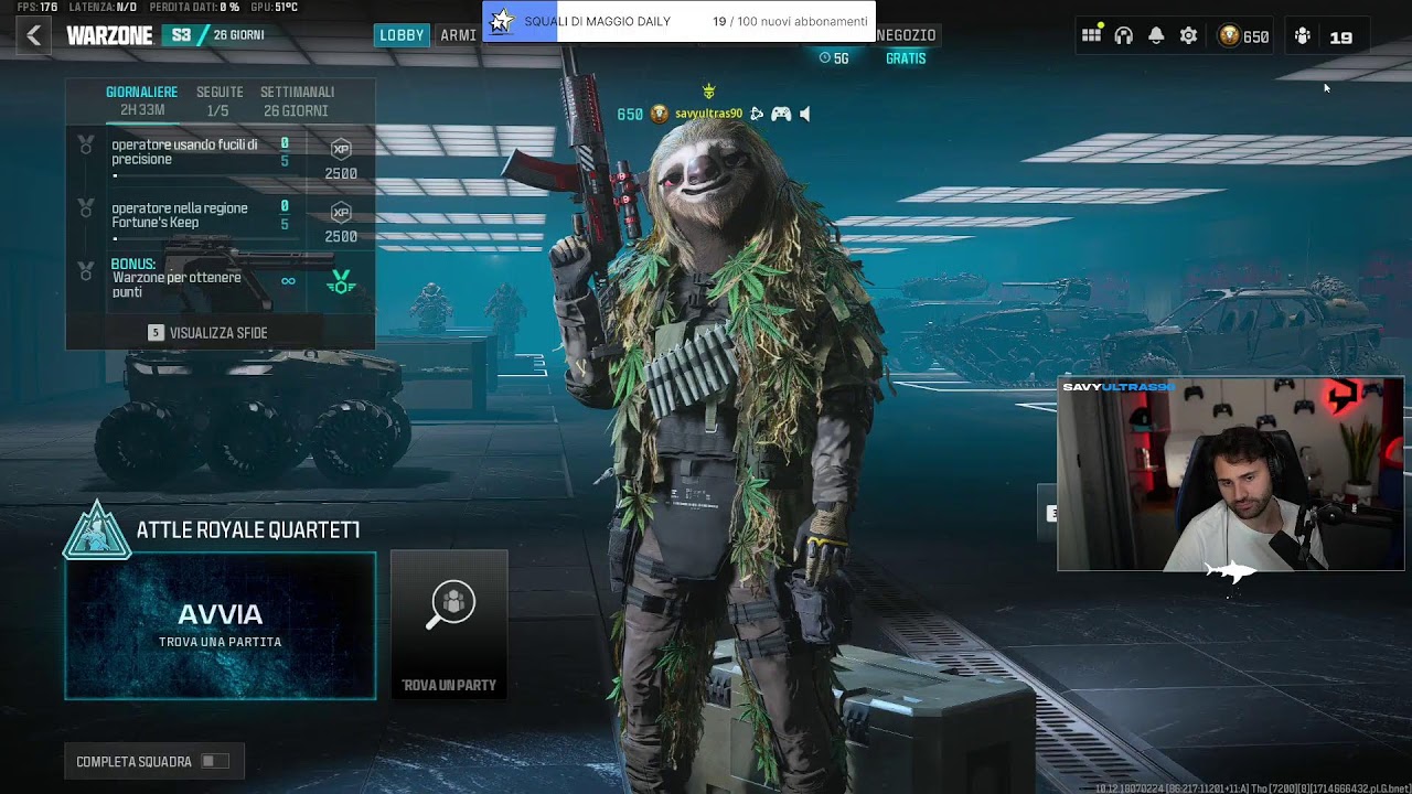 🔴 GOD WAGER SPAREGGIO 1v1v1 vs GHOUL e BLESS🔴🦈