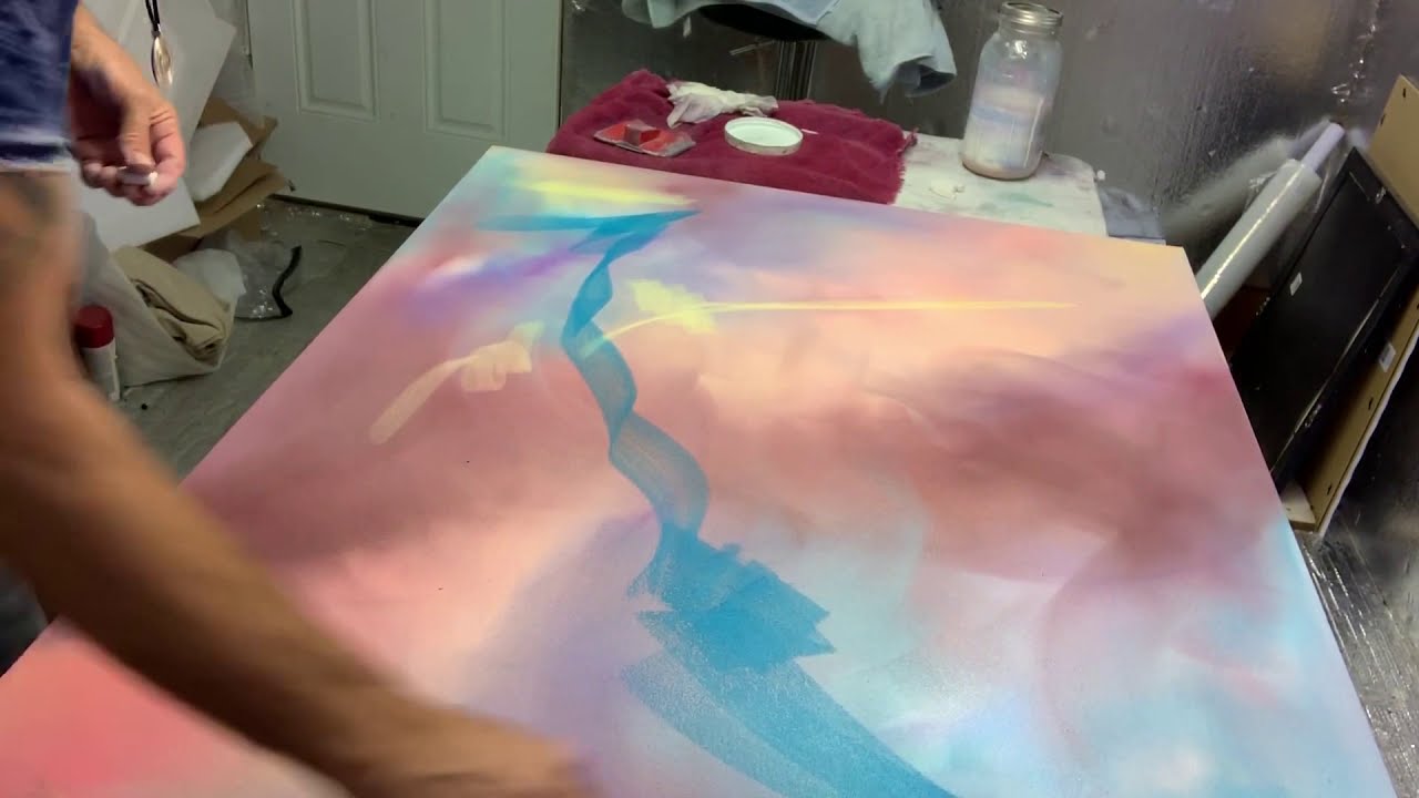 Putting color on the raw canvas- how to with Michael Schuessler
