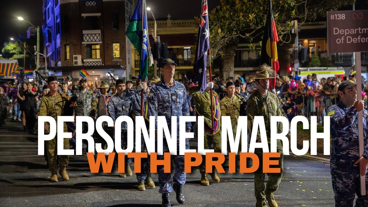 ADF | Personnel march with pride