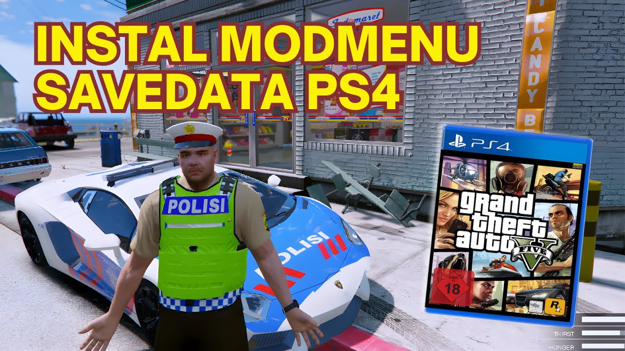 Cara Install GTA V PS4 HEN + Mod Menu & Save Data Tamat (100% Berhasil)