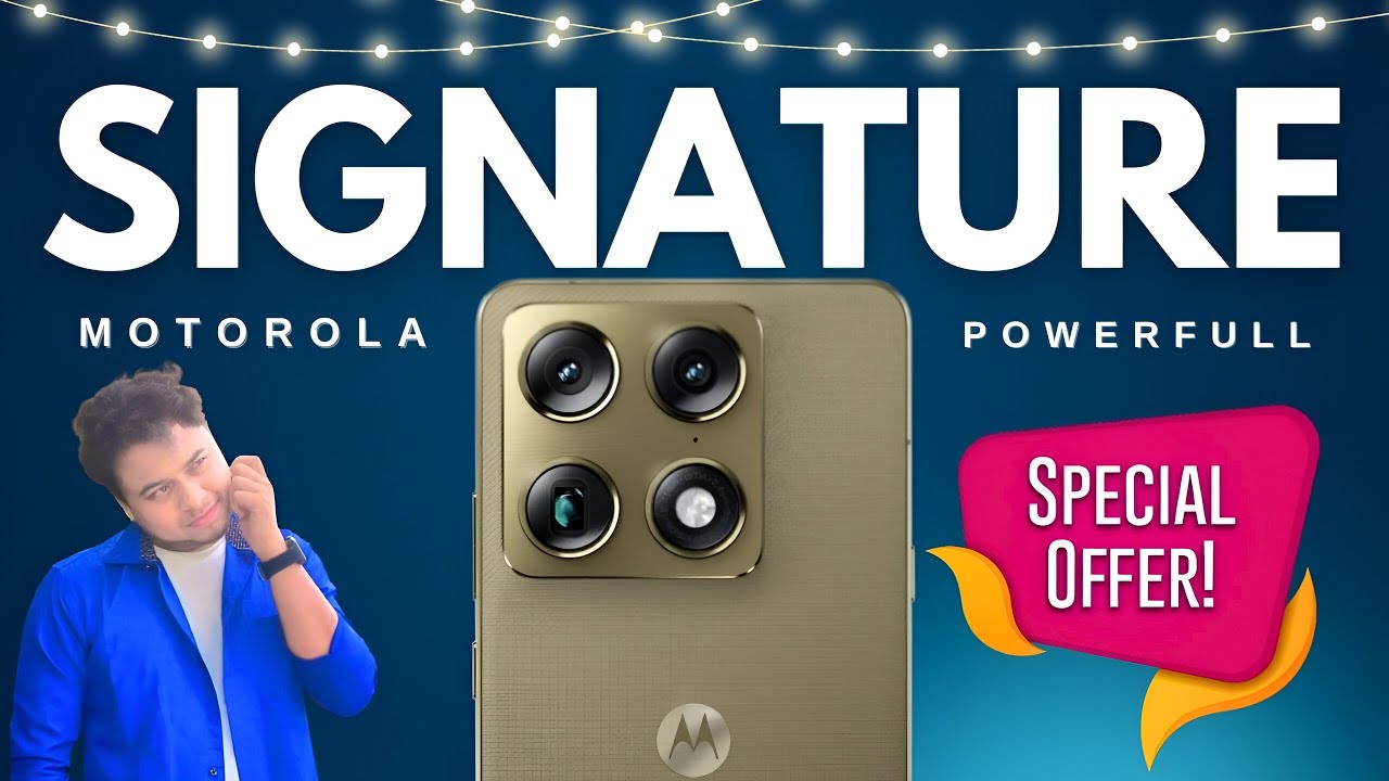 Motorola Signature = FLAGSHIP KING? 👑 | 8K Video Recording + Snapdragon 8 Gen 5 🔥 