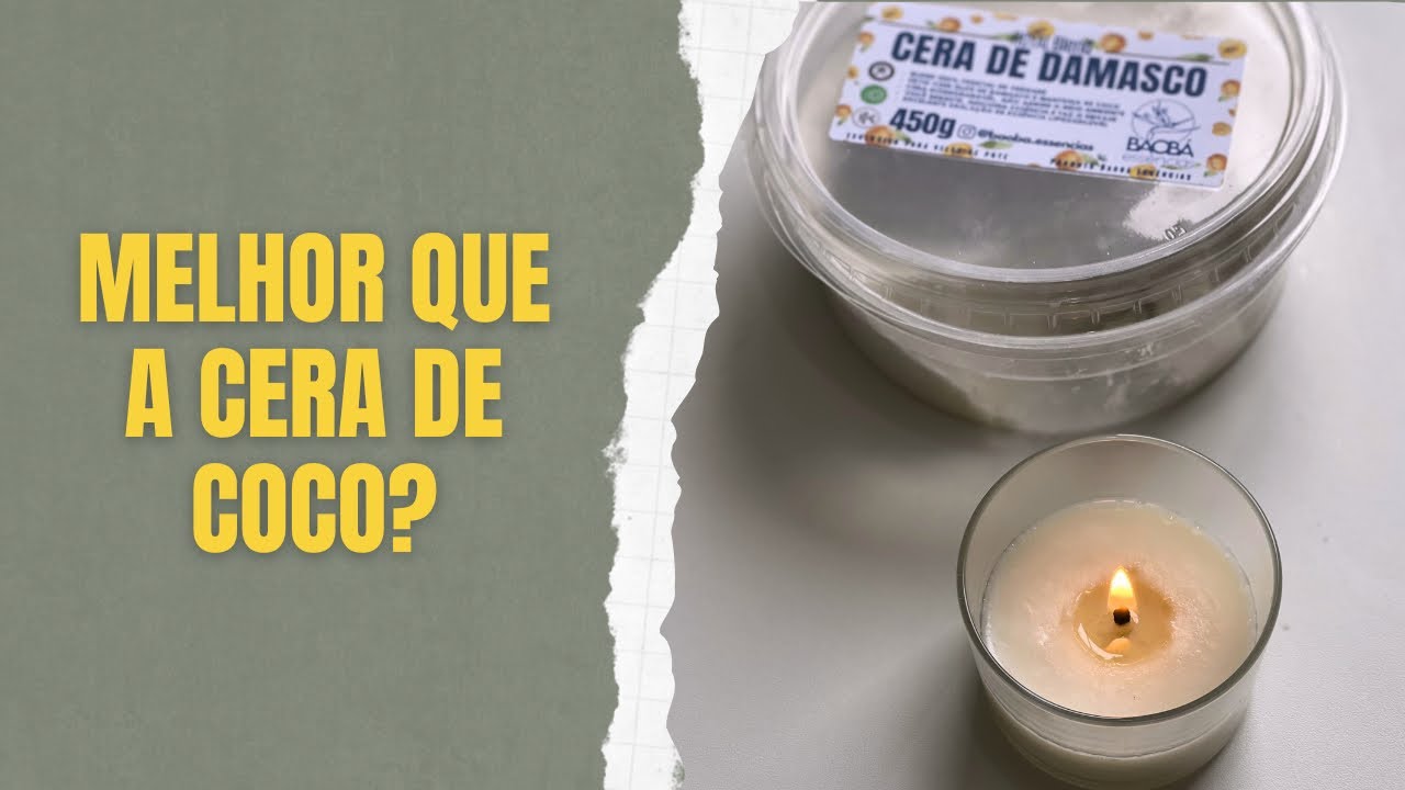 A cera mais aromática do mercado?? | Testei a cera de damasco para vela aromática vegetal