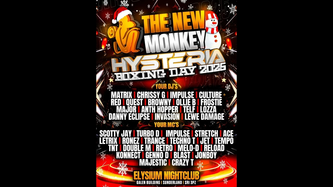 THE NEW MONKEY VS HYSTERIA BOXING DAY 2025