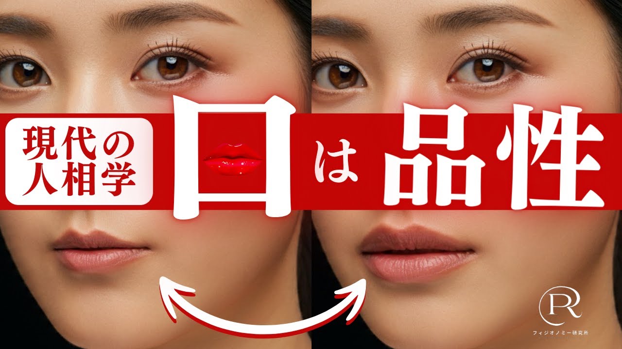 【人相】一瞬でわかる！口の性格特徴/吉相は作れる！