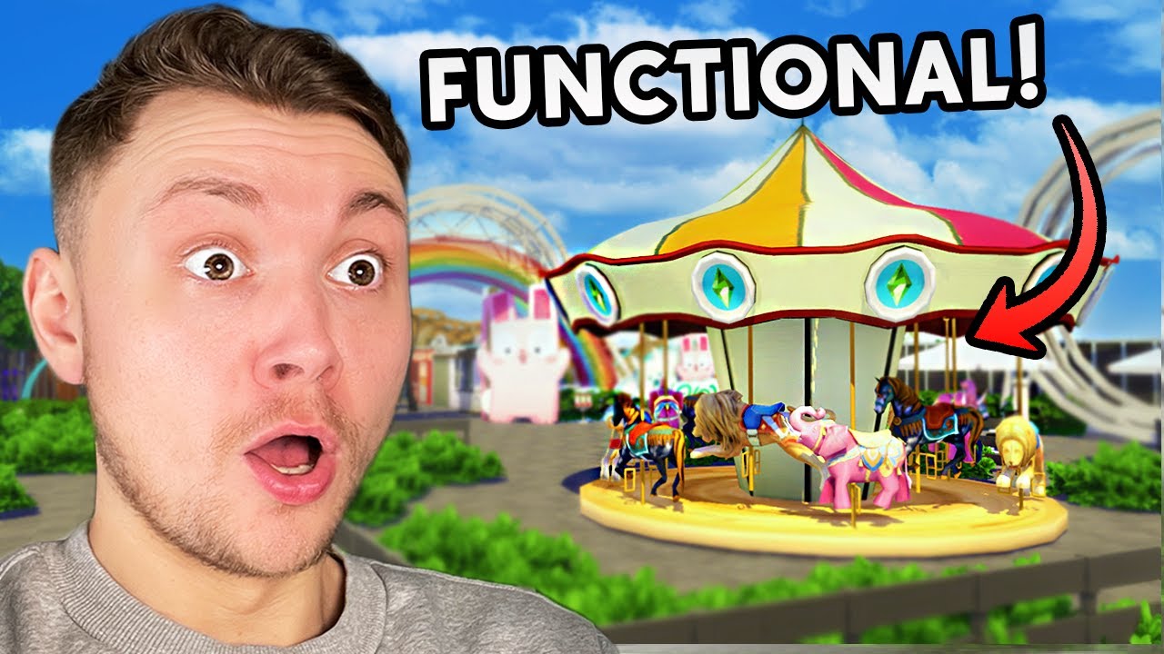 This Sims 4 theme park Is AMAZING and works!