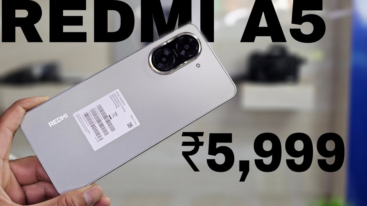 Redmi Cheapest Smartphone ! Redmi A5 unboxing |Review | Camera | Under 6000
