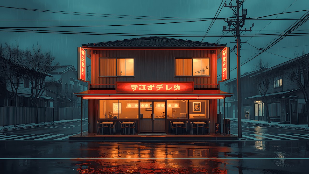 “The Rain Doesn’t Stop, But You’re Calm” 🌧️🧘 | Relaxing Lofi