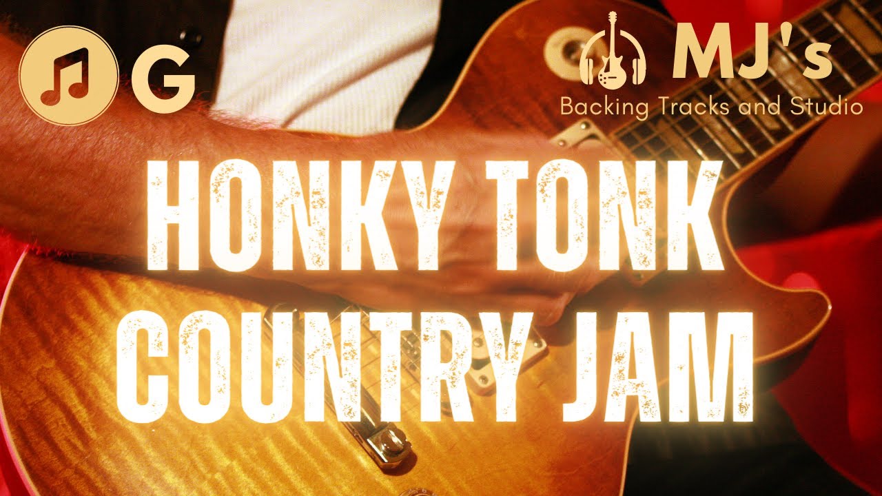 Honky Tonk Country Jam Backing Track in G | 134 bpm | Guitar Backing Track