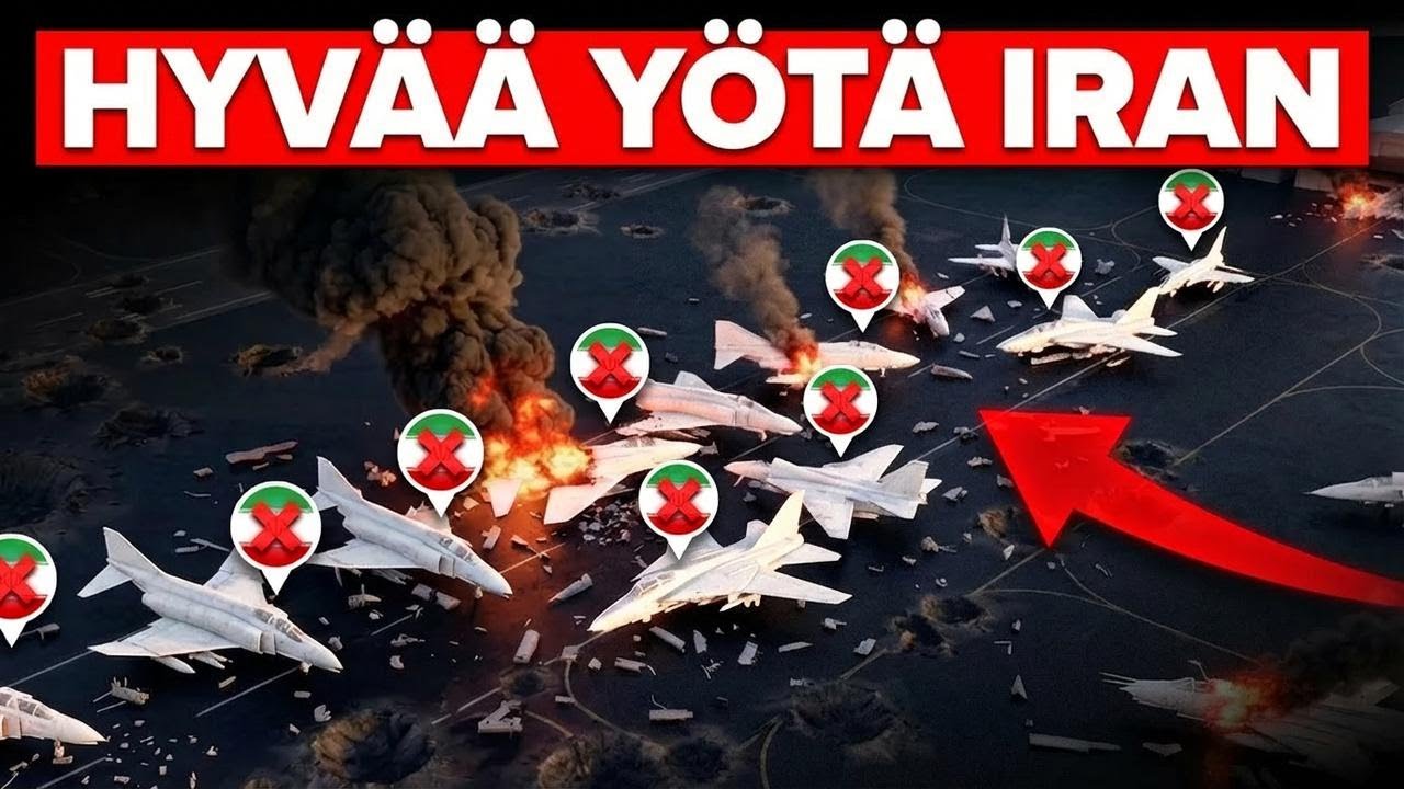 USA teki jotain uskomatonta – Iranin ilmavoimat pyyhittiin taivaan tuuliin