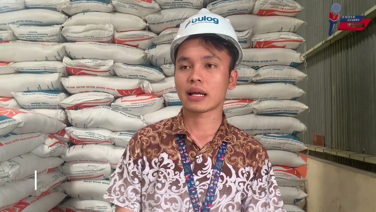 JELANG NATARU PASOKAN BERAS BULOG KE TOBA AMAN