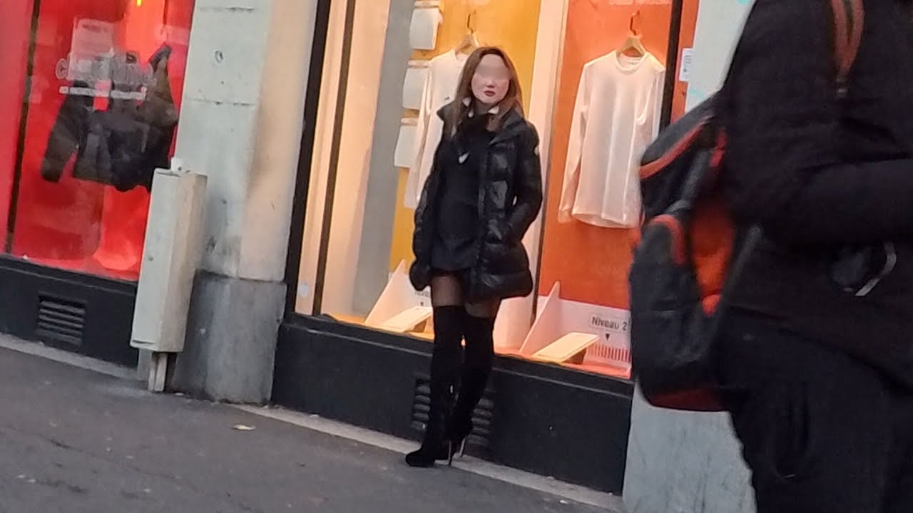 [Evening walk-4K] Paris  - Red Light District - Rue St Denis - Forum des Halles (November 8, 2025)
