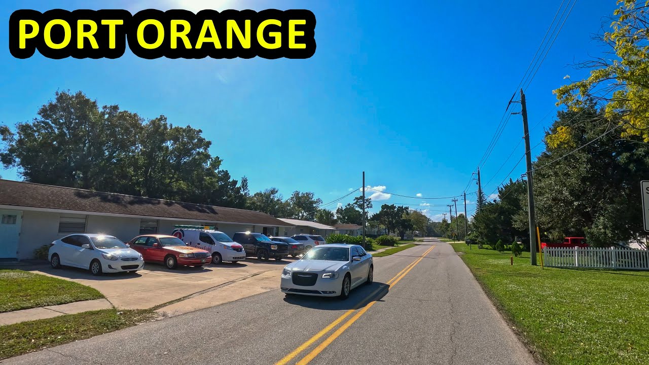Port Orange Florida Driving Through