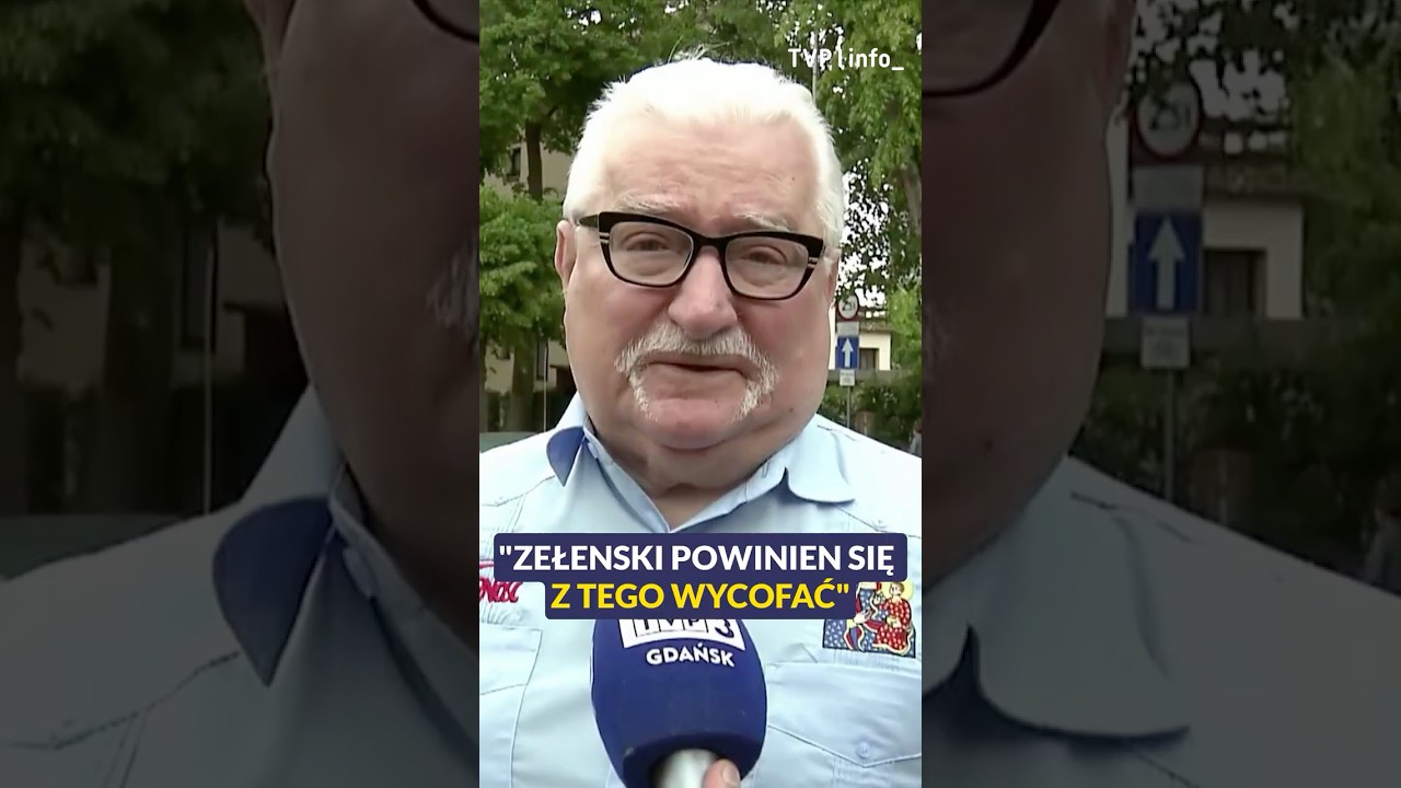 Wałęsa: Zełenski powinien się z tego wycofać #polityka #polska #ukraina #shorts