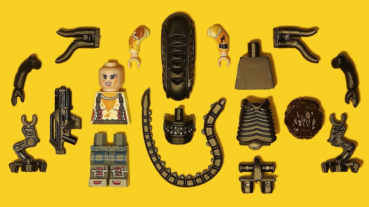 LEGO Aliens | Ripley VS. Xenomorph | Unofficial Minifigure | Movies