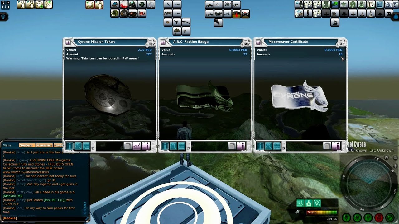 Entropia Universe - Дейлики Сирены