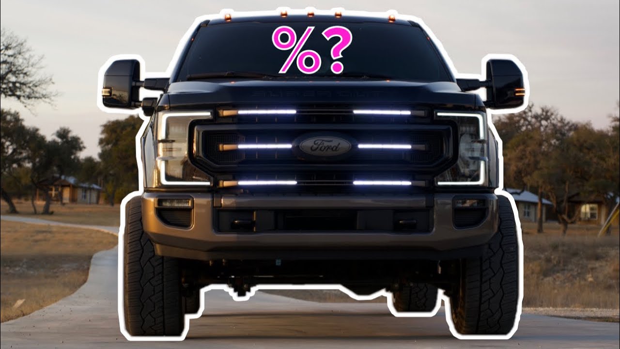 What Percent Ceramic Tint Should You Put On Your 2022 F-350?!