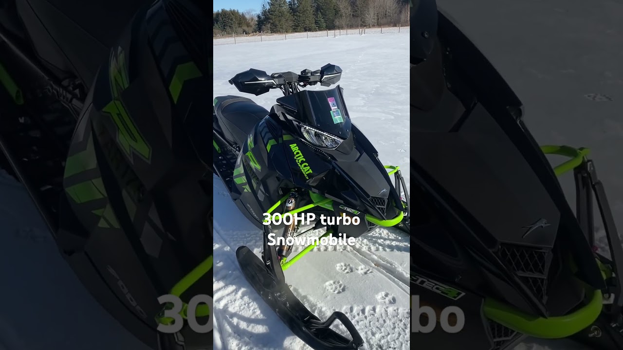 300HP Turbo Arctic Cat #turbo #snowmobile