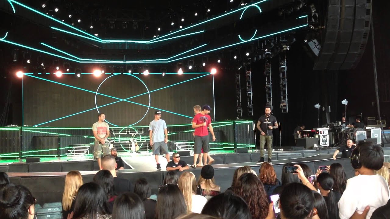 Backstreet Boys Soundcheck Concord, CA Q&A