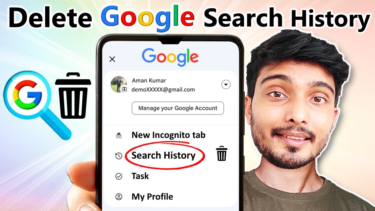 Google search history delete kaise kare | How to Clear Google Search History | Delete google history