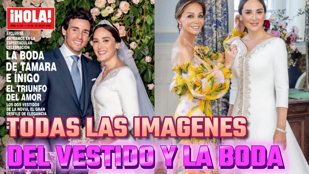 🔴(PARTE 1) - TODAS las IMAGENES del VESTIDO de TAMARA FALCO y de la BODA con IÑIGO ONIEVA