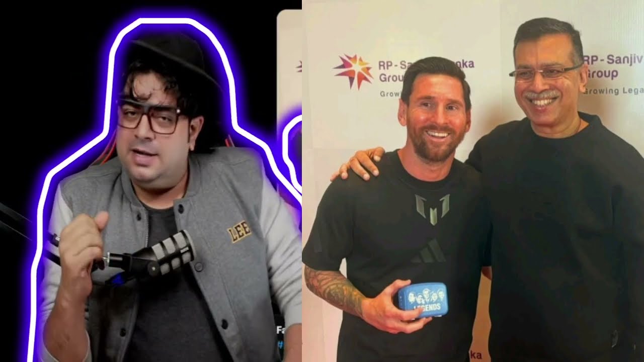 Goenka Jiii Acting on Messi🤣| Ab Crickinfo reaction |