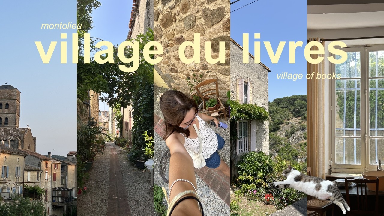 much love from montolieu | slow days in the village of books, journalling and enjoying the sun