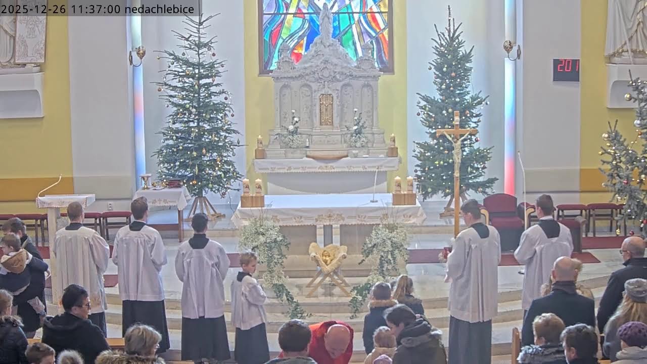 Mše svatá z kostela sv. Cyrila a Metoděje v Nedachlebicích 26.12.2025