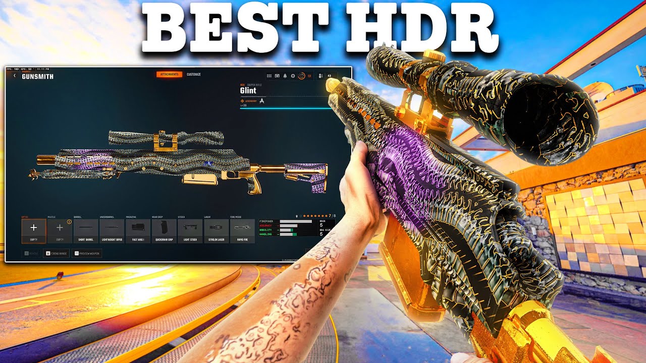 Лучшая настройка класса снайпера HDR на BO6 заставила меня зарегистрироваться😭