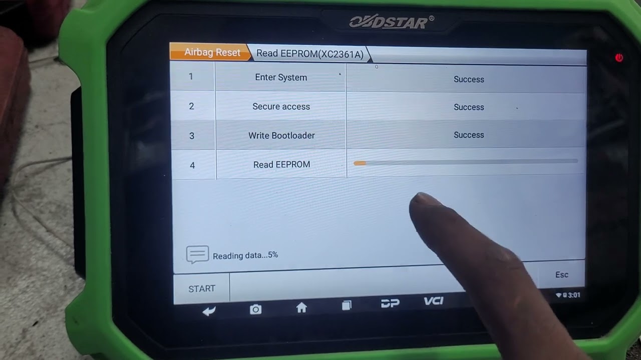 Hyundai Xcent / Grand i 10 B4000 Part no Airbag module Crash deta Recover By OBDSTAR DP Plus ✅👍💯