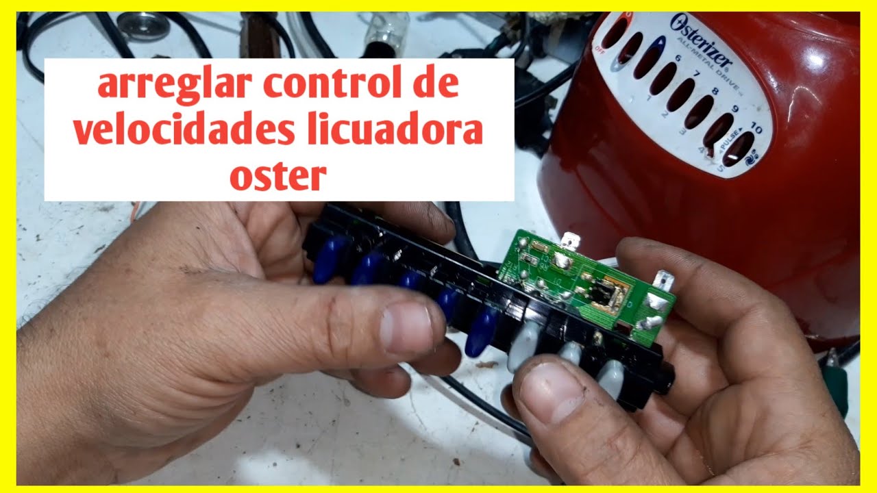 licuadora oster no sirve los botones (koky)